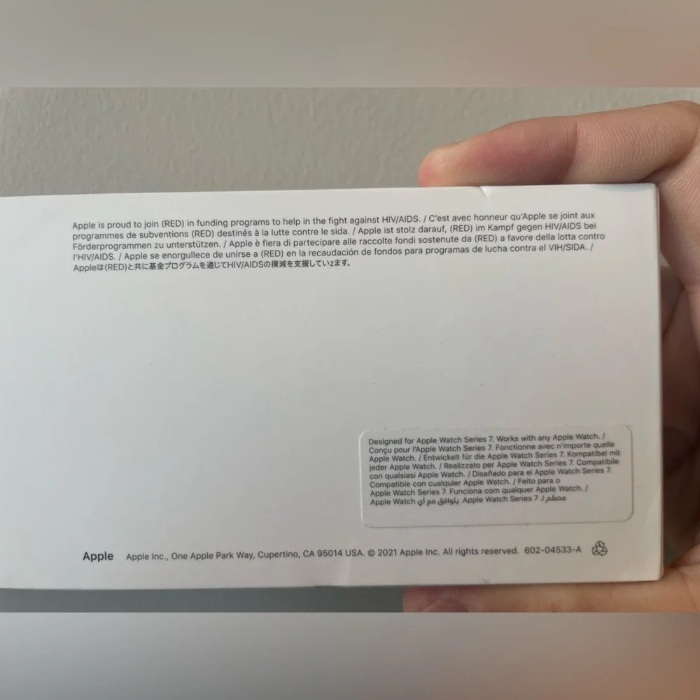 NIB APPLE WATCH SPORT BAND SPECIAL EDITION